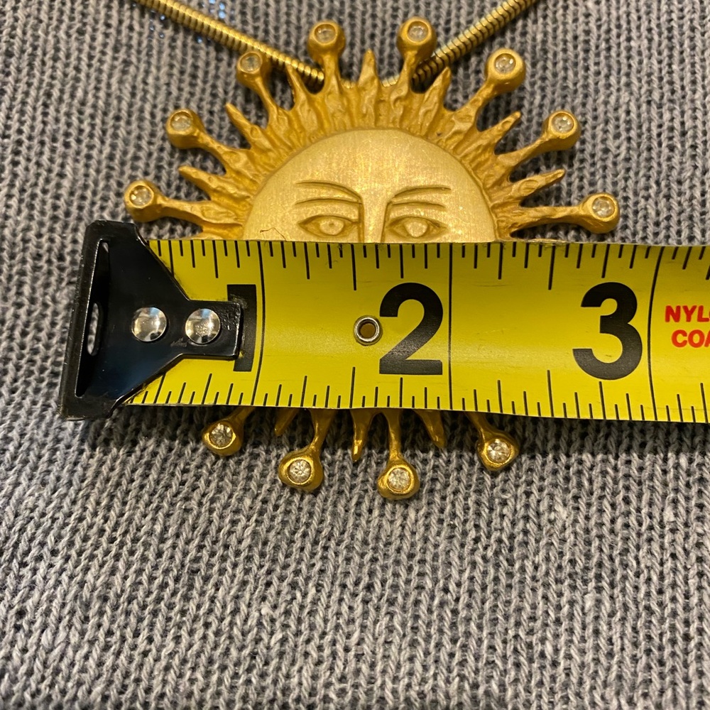Vintage 1990s sun costume jewelry necklace from The Icing - Picture 5 of 5